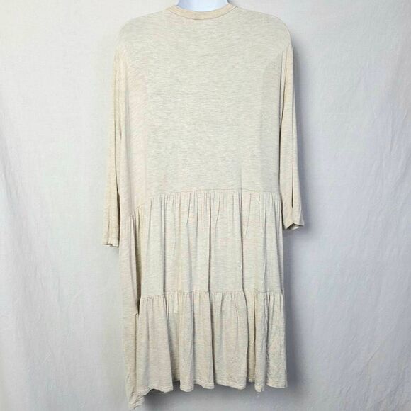 Chic Soul Cream Tiered Kimono Cardigan 1XL - Picture 5 of 7